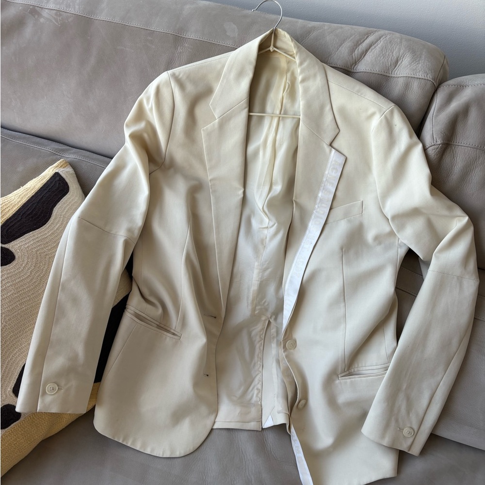 Acne Studios Cream Blazer Jacket